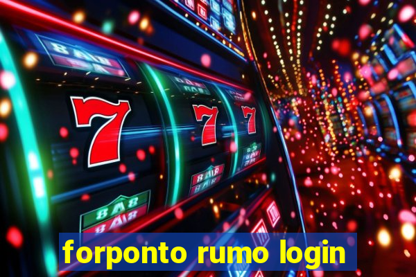 forponto rumo login